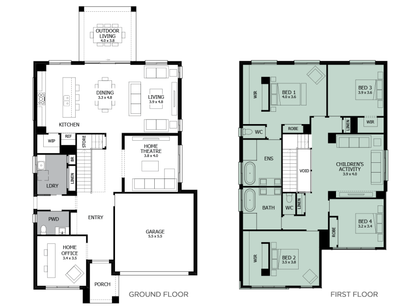 Enigma 36- Option 13- Bed 1 to rear- RHS