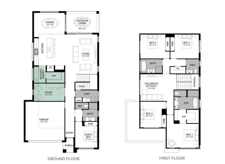 Lido-34-double-storey-home-design-floor-plan-LHS-option-02