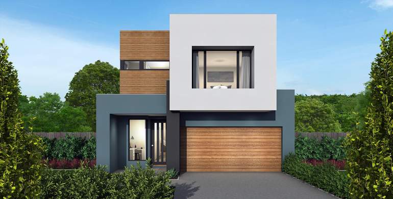 Tivoli Double Storey House Design-Luxe Facade