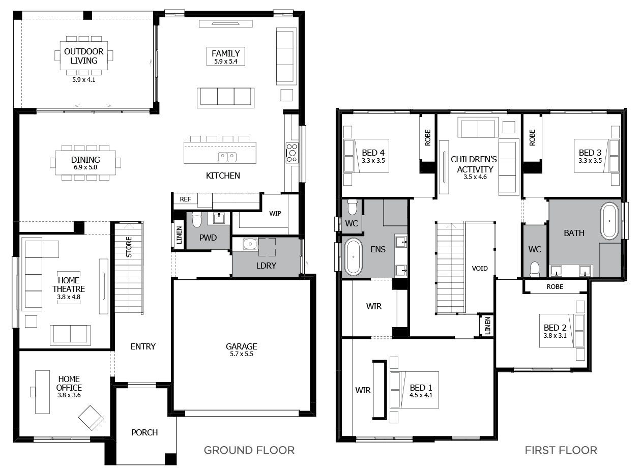 Soul Double Storey House Design With 4 Bedrooms MOJO Homes Soul Double Storey House Design With 4 Bedrooms MOJO Homes