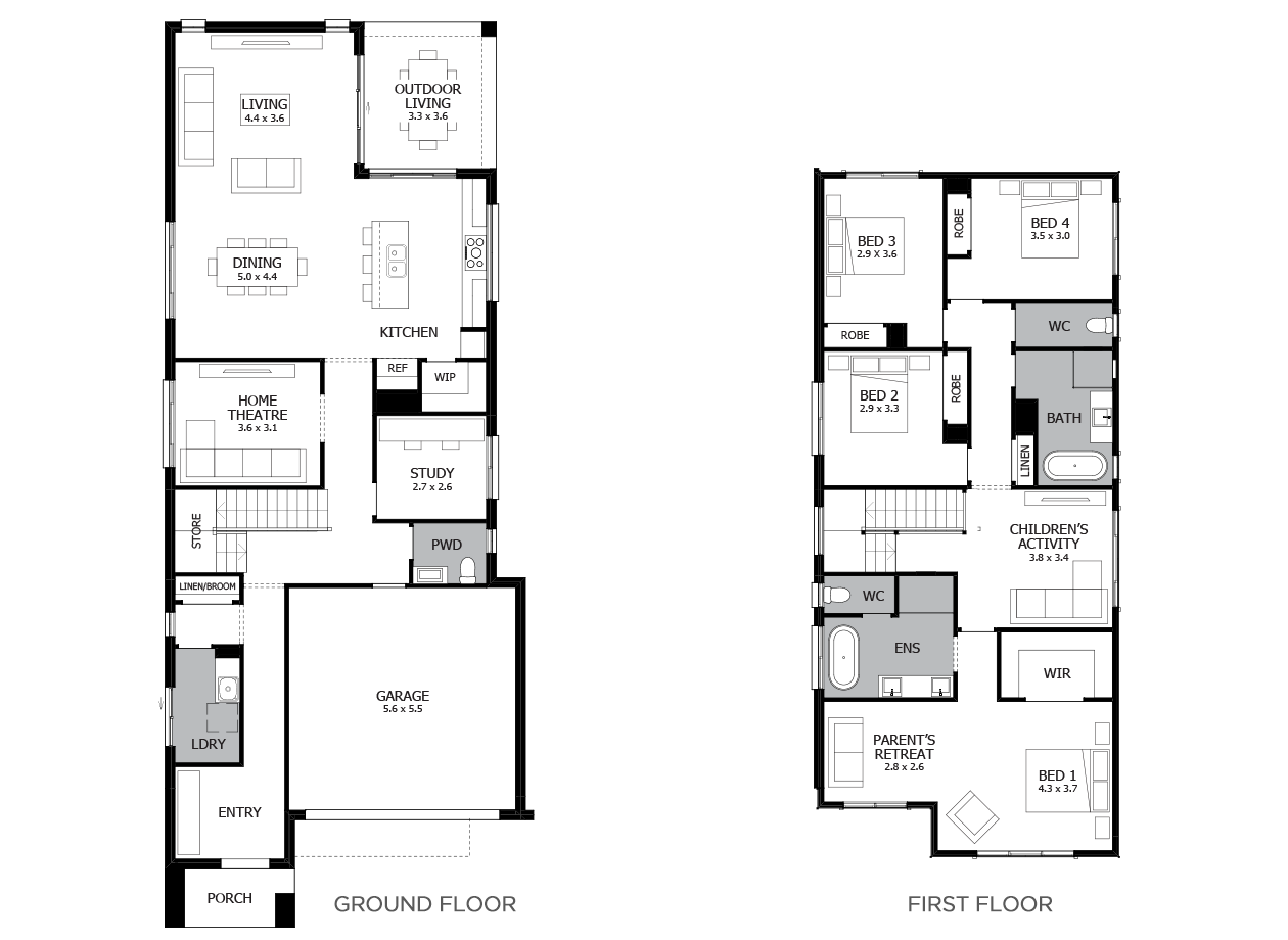 Applause 32-Double Storey House Design-4 Bedroom Applause 32-Double Storey House Design-4 Bedroom