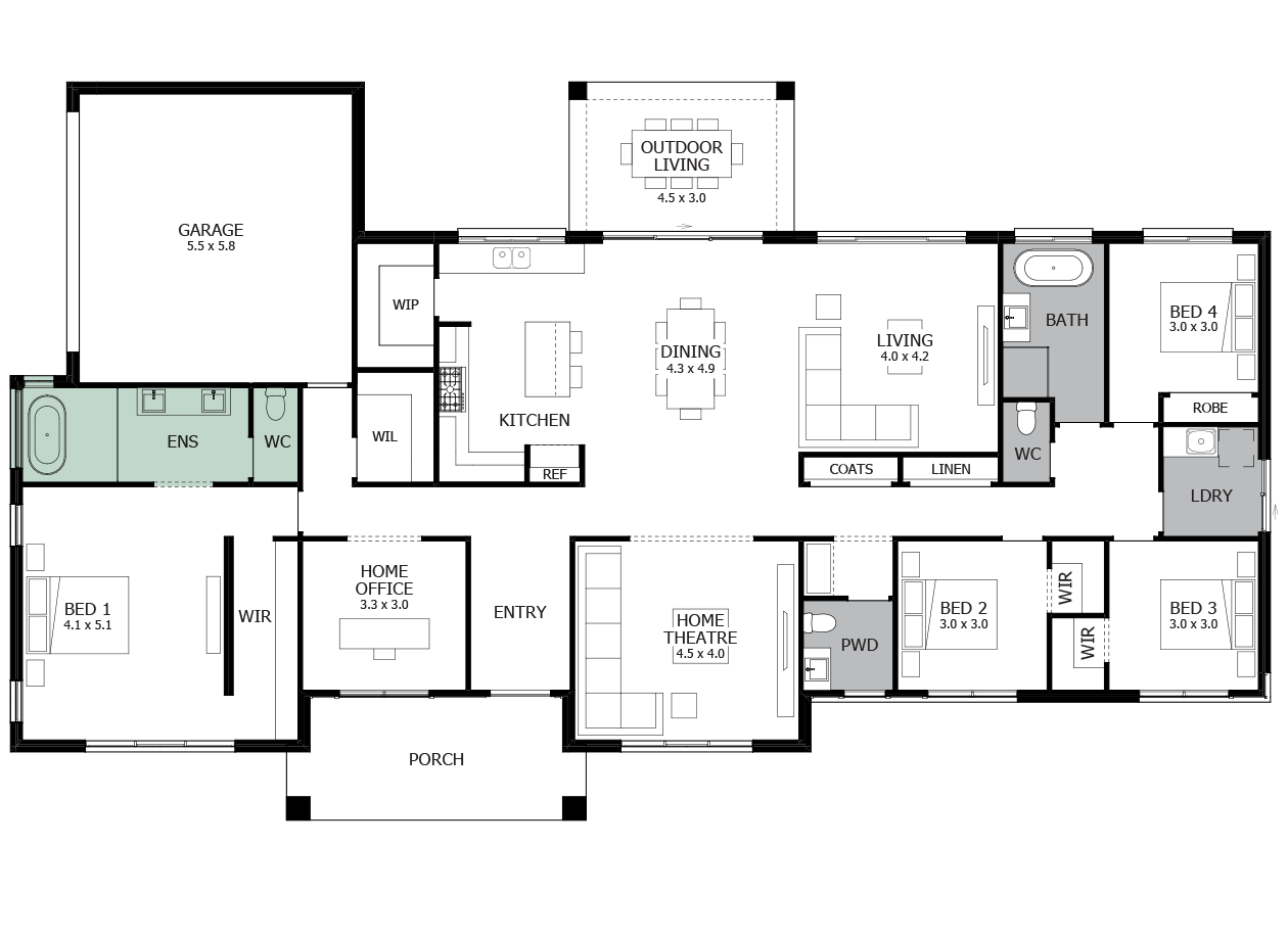 Carrington Grand One 31-Acreage home design -Option 4 Carrington Grand One 31-Acreage home design -Option 4