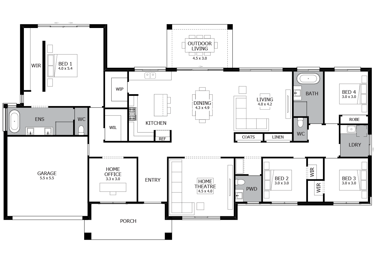Carrington Grand Two 31-Acreage home design Carrington Grand Two 31-Acreage home design