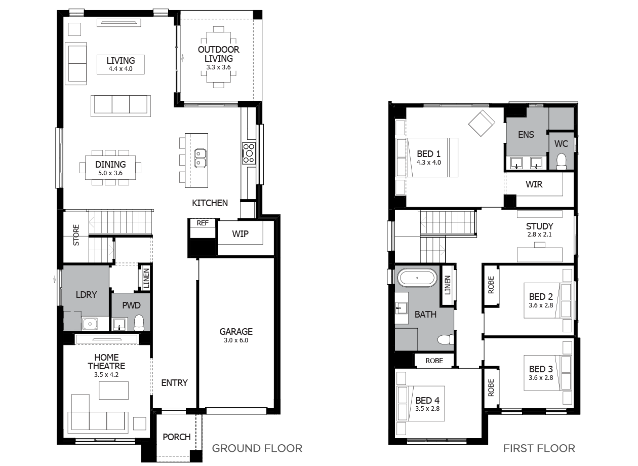 Encore 26-Double Storey House Design-4 Bedroom