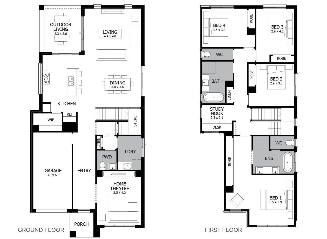 Encore 28-Double Storey House Design-4 Bedroom Encore 28-Double Storey House Design-4 Bedroom