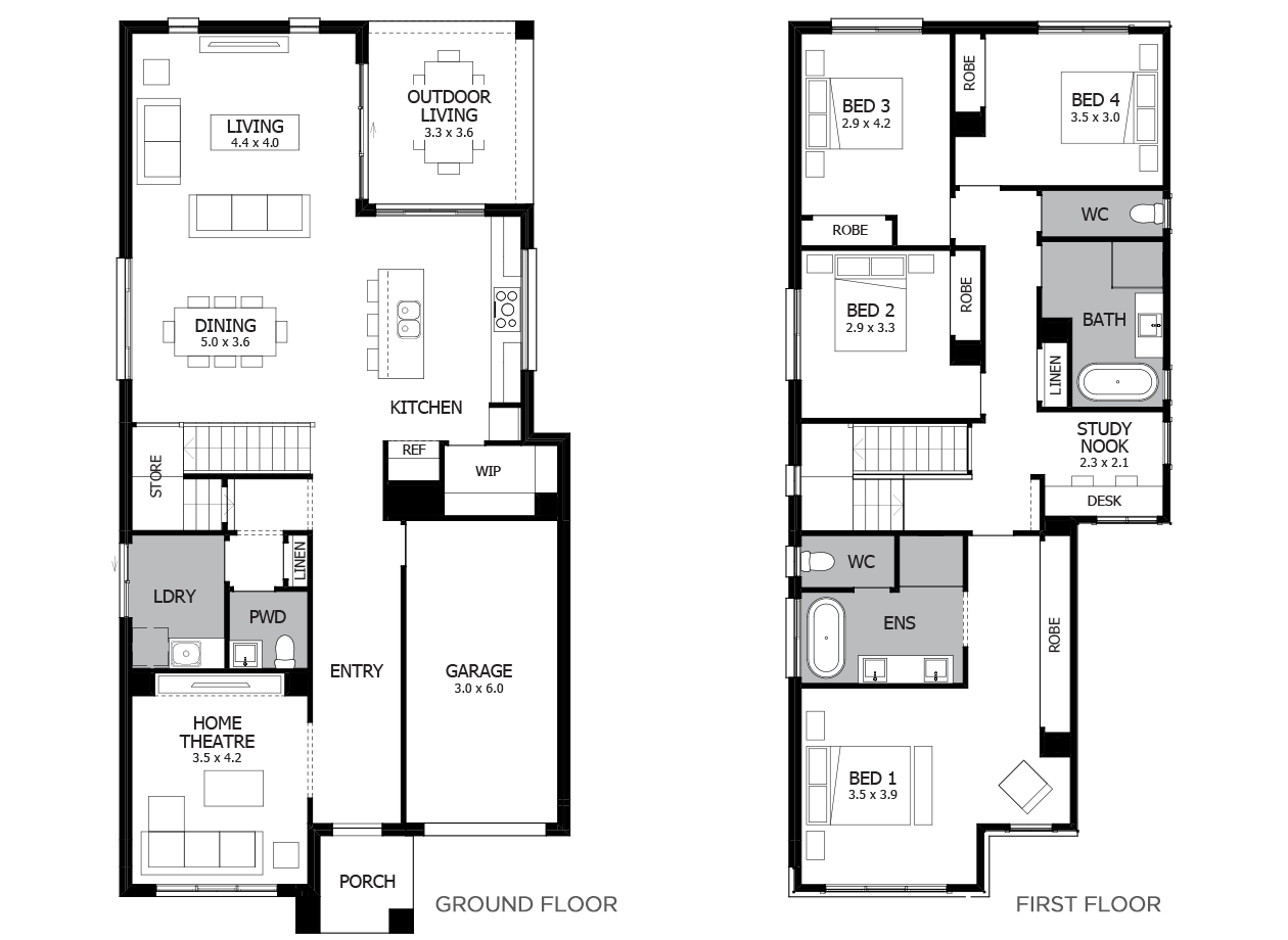 Encore 28-Double Storey House Design-4 Bedroom
