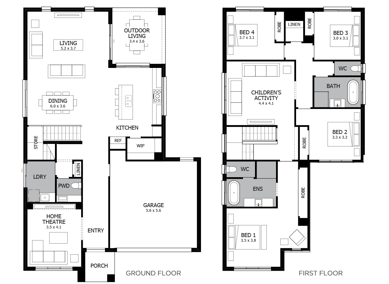Encore 32-Double Storey House Design-4 Bedroom Encore 32-Double Storey House Design-4 Bedroom