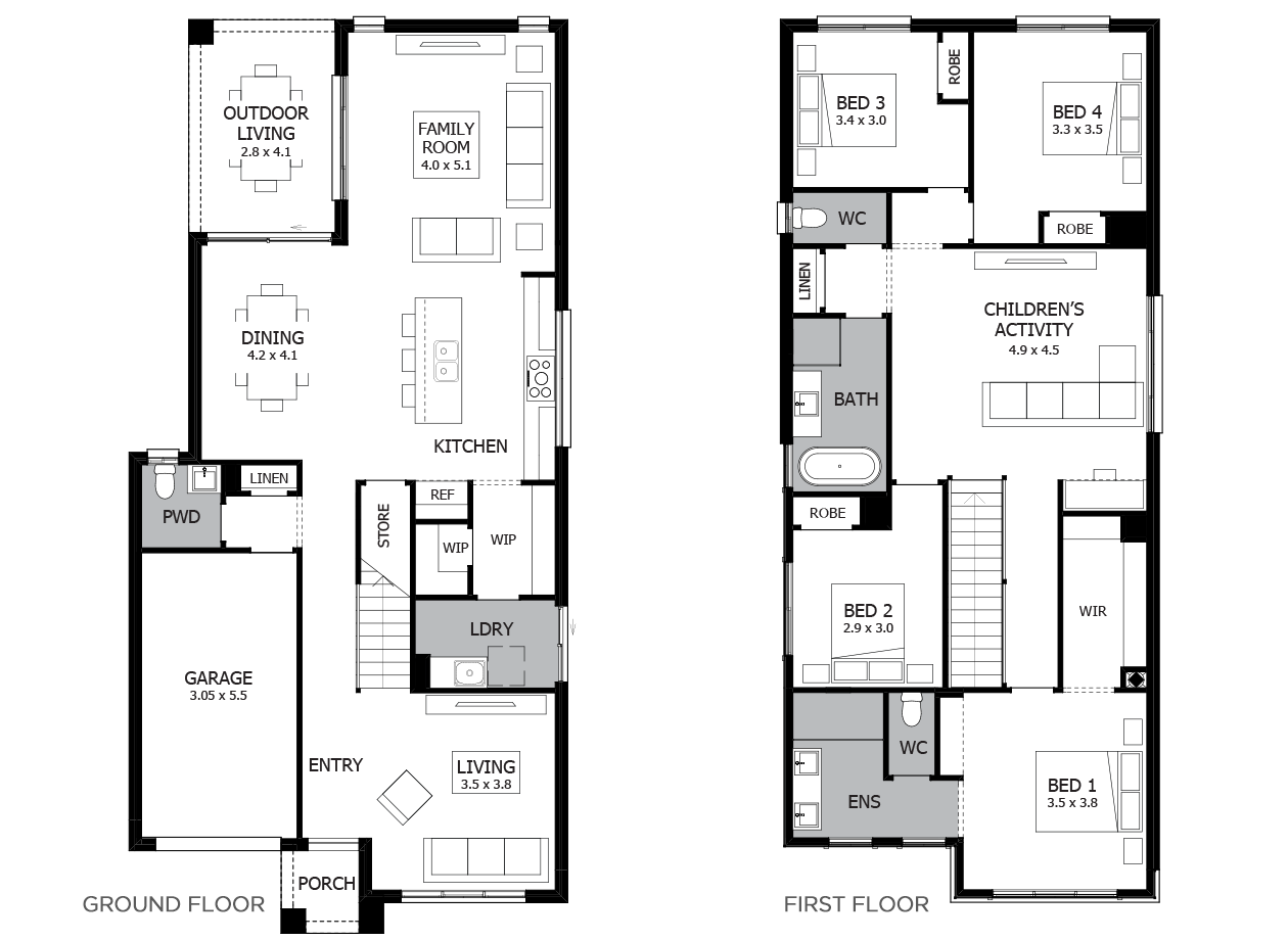 Escala 27-Double Storey House Design-4 Bedroom Escala 27-Double Storey House Design-4 Bedroom