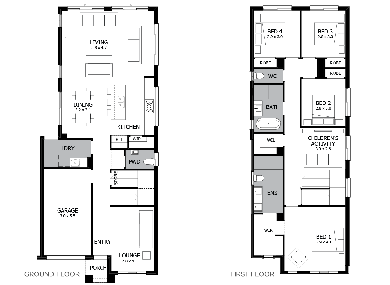 Haven 23-Double Storey House Design-4 Bedroom