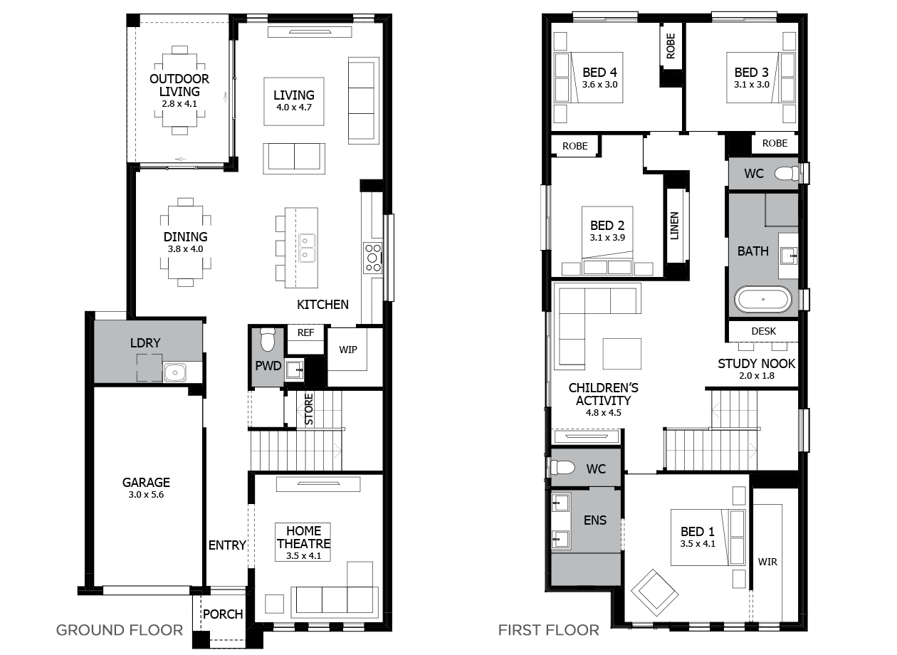 Haven 26-Double Storey House Design-4 Bedroom