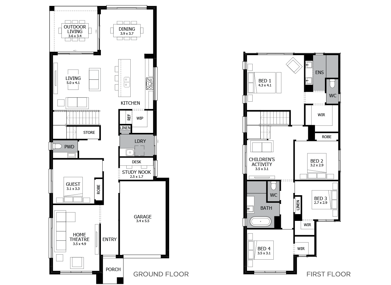 Lido 29-Double Storey House Design-5 Bedroom