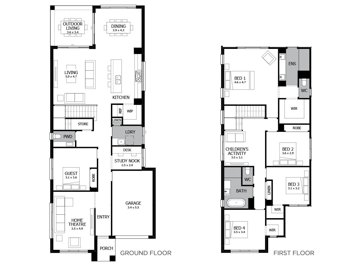 Lido 31-Double Storey House Design-5 Bedroom