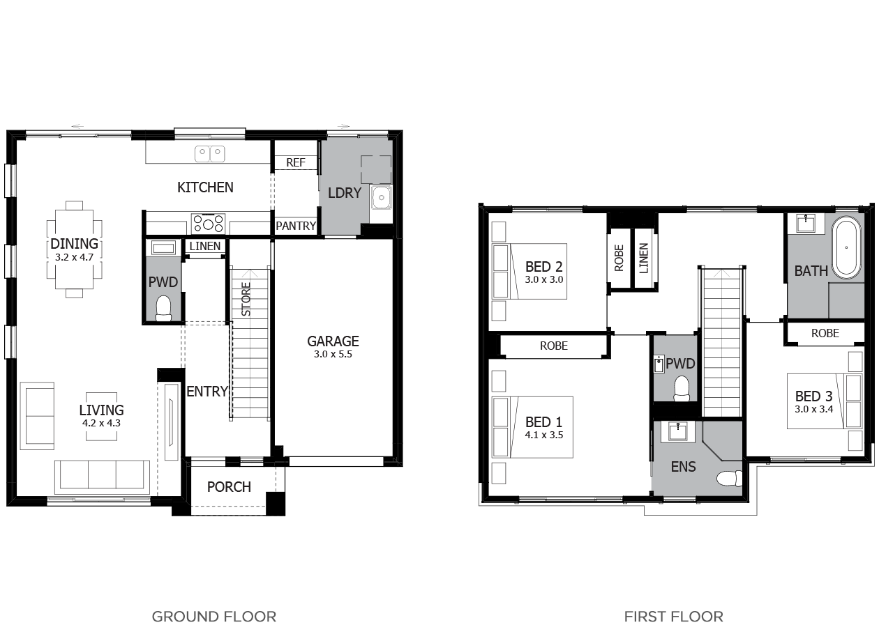 Narrabeen 17-Double Storey House Design-3 Bedroom