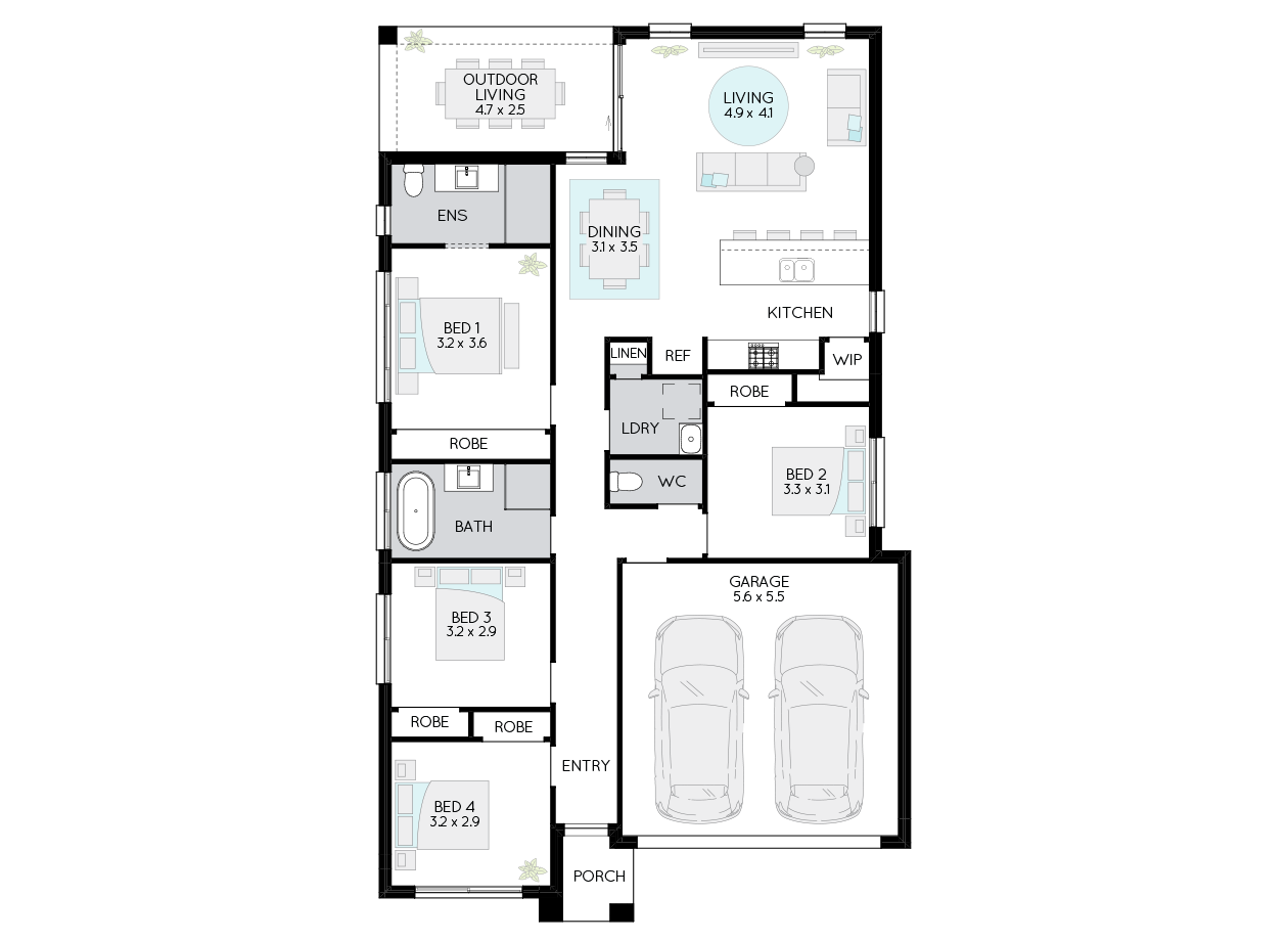 Radiate 19-Single Storey Home Design-MOJO Homes