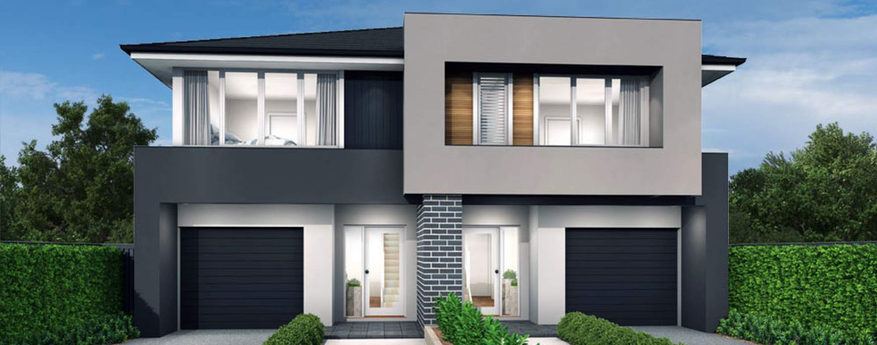 Harrington Duplex Design Harrington Duplex-Contemporary Facade