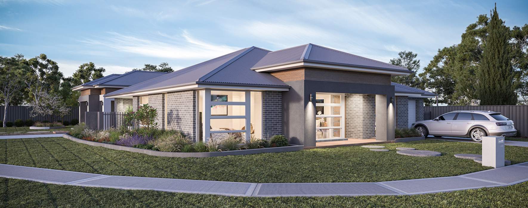 Corner block benefits Corner lot home designs
