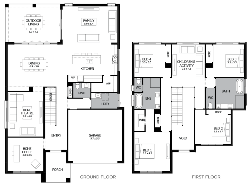 Soul Double Storey House Design With 4 Bedrooms MOJO Homes soul-double-storey-house-design-with-4-bedrooms-mojo-homes