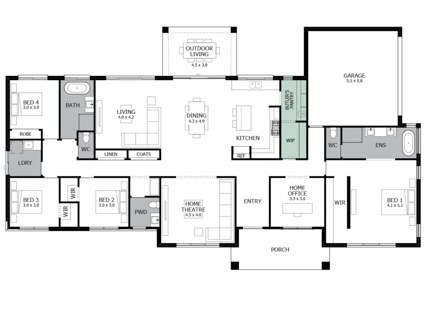 Carrington Grand One-Option 2-RHS