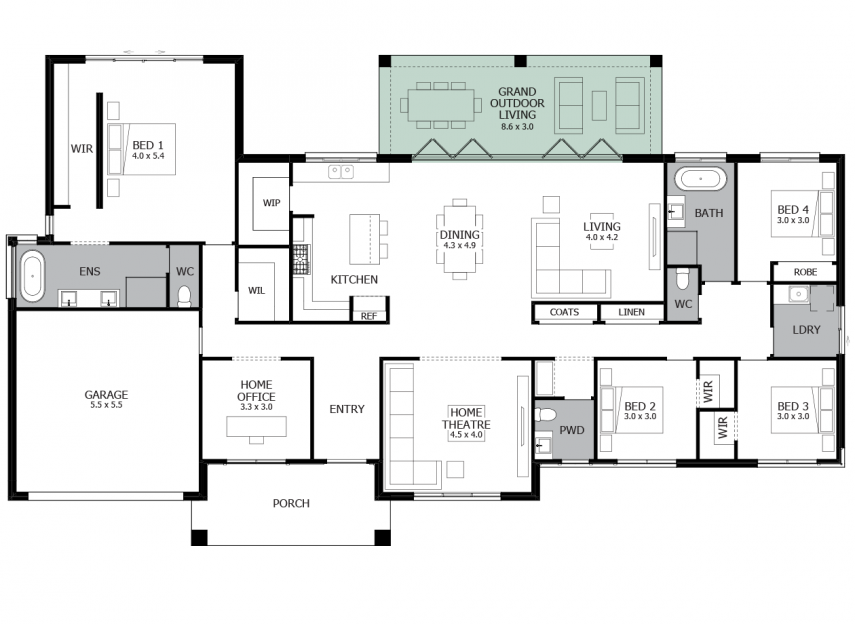 Carrington Grand Two 31-Option 3-LHS