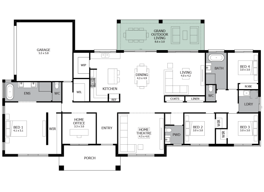 Carrington Grand One-Option 1-LHS