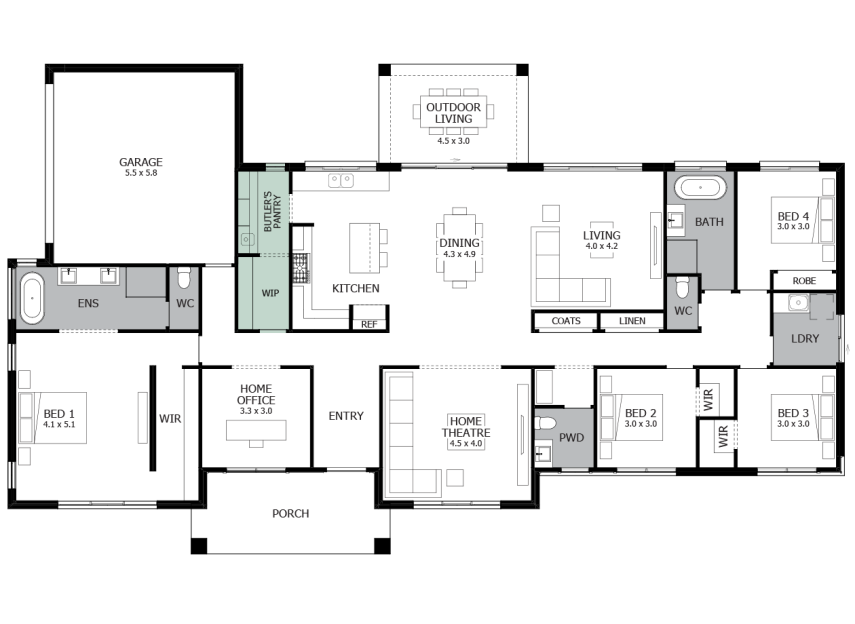 Carrington Grand One-Option 2-LHS