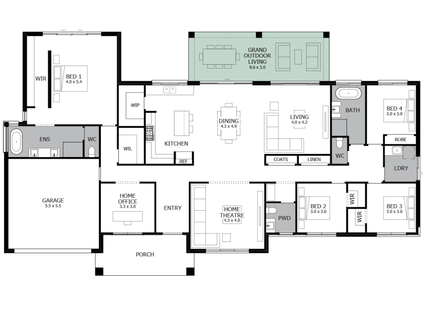 Carrington Grand Two 31-Option 1-LHS