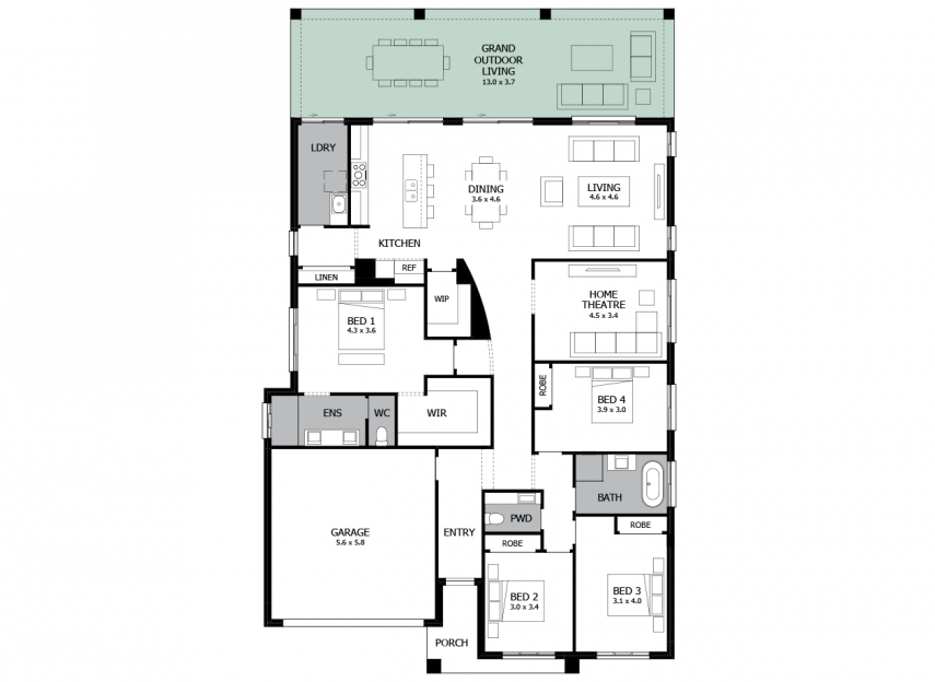 Atrium 29- option 2- Grand Outdoor Living- LHS