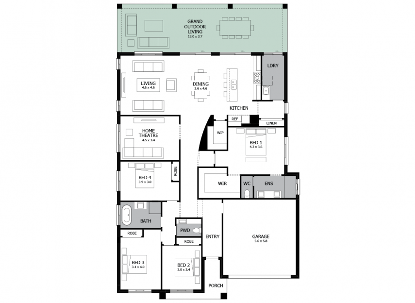 Atrium 29- option 2- Grand Outdoor Living- RHS