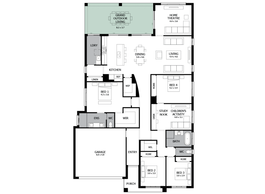 Atrium 31- Option 2- Grand Outdoor Living- LHS