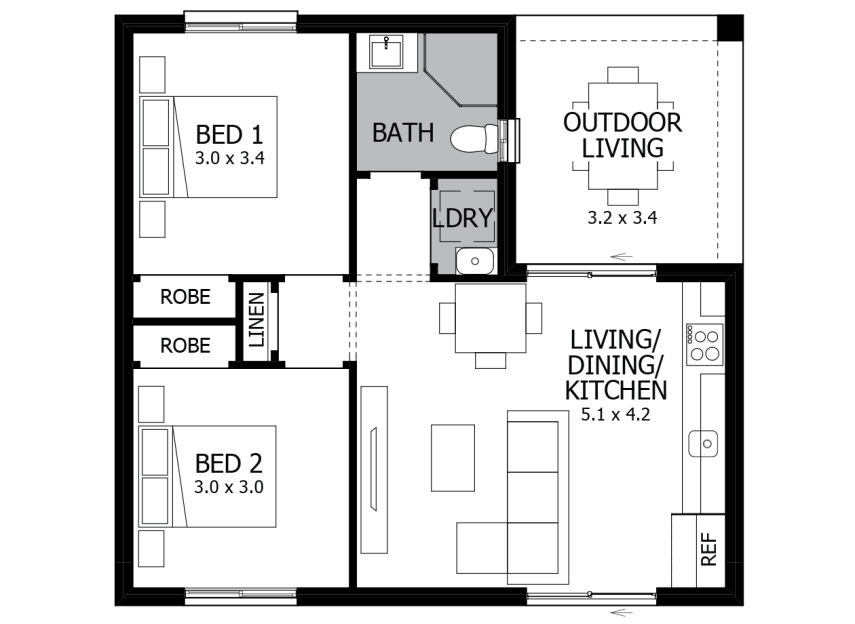 Waratah Granny Flat- LHS