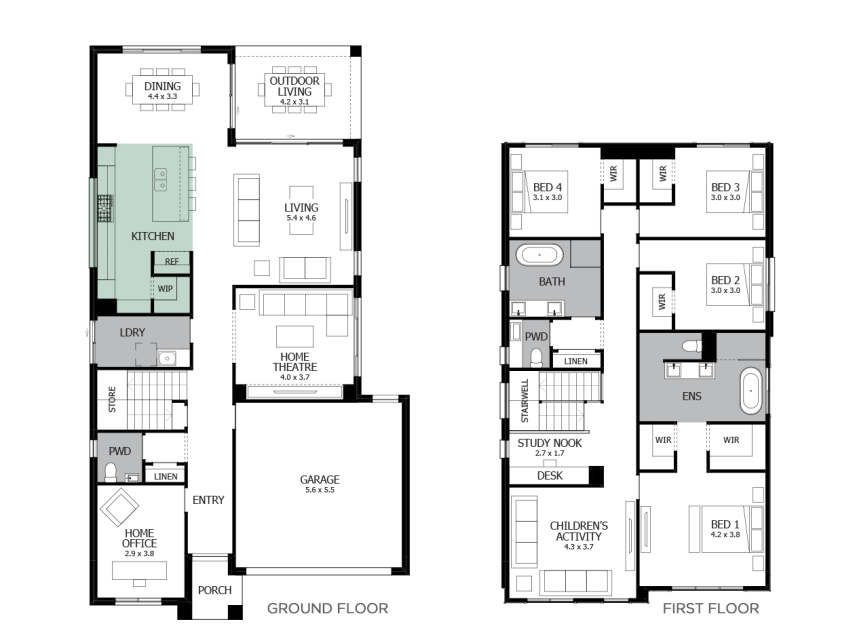 Nautica 33- Option 2- Grand Kitchen- RHS