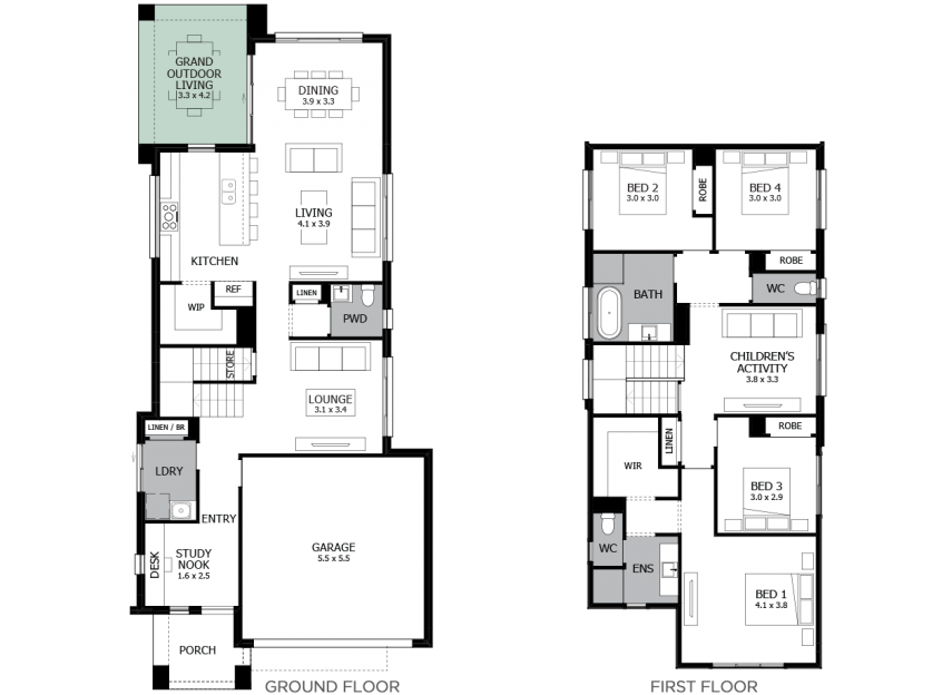 Tivoli 27- Option 1- Grand Outdoor Living- RHS
