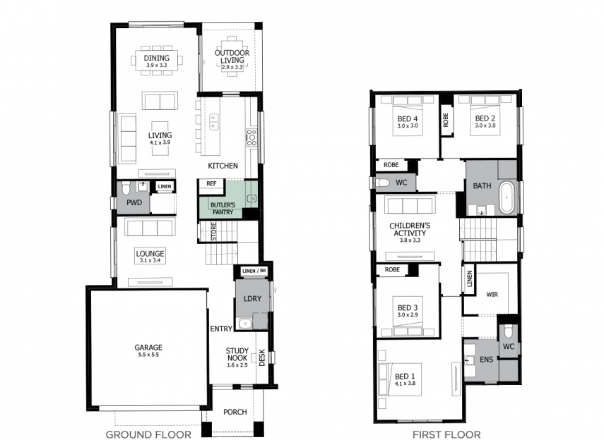 Tivoli 27- Option 2- Butlers Pantry-LHS