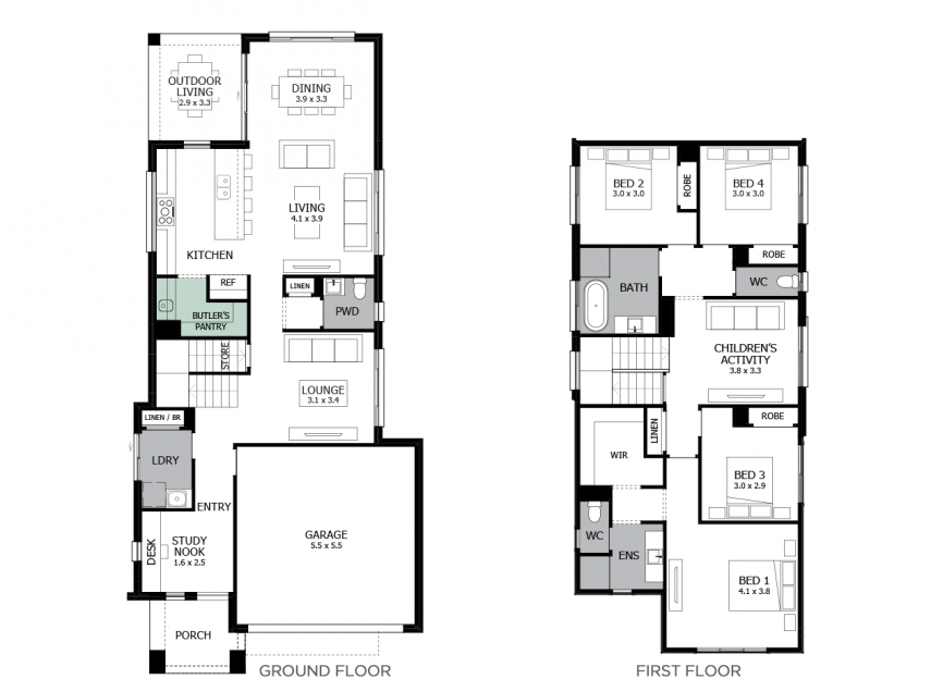 Tivoli 27- Option 2- Butlers Pantry- RHS