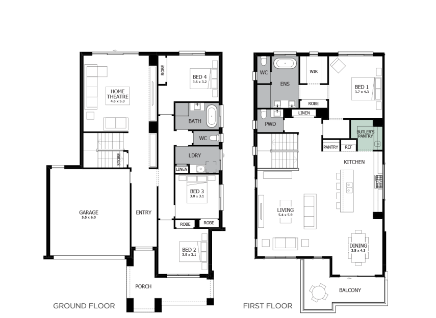 Seabreeze 35- Option 2- Butlers Pantry- LHS