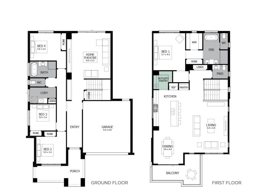 Seabreeze 35- Option 2- Butlers Pantry- RHS