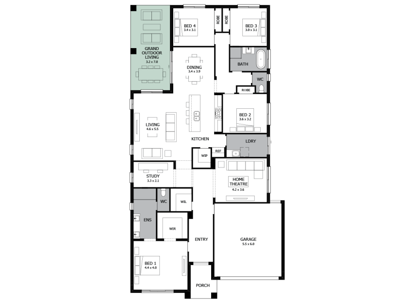 Verve 28- Option 3- Grand Outdoor Living- LHS