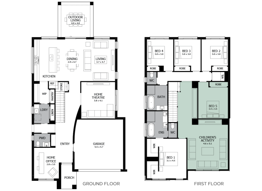 Enigma 32- Option 6- Build over garage- RHS