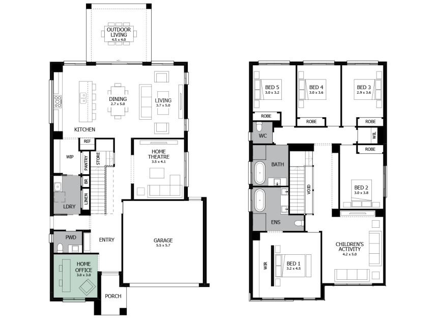 Enigma 35- Option 1- Home Office closed- RHS