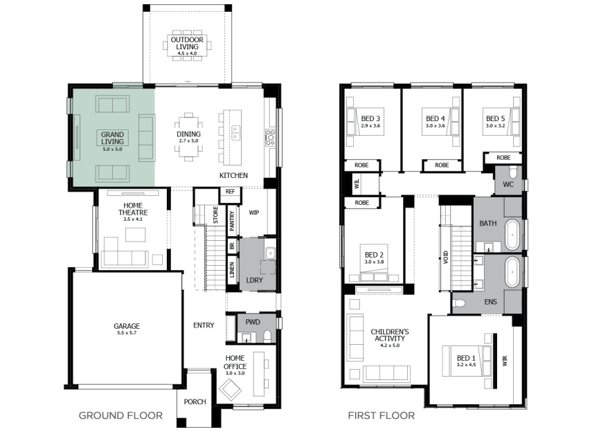 Enigma 35- Option 6- Grand Living- LHS