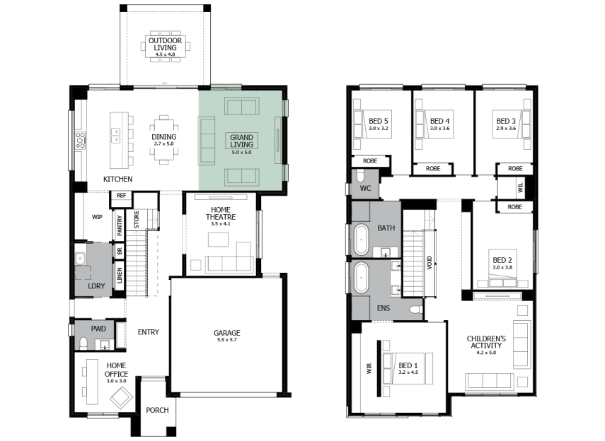 Enigma 35- Option 6- Grand Living- RHS