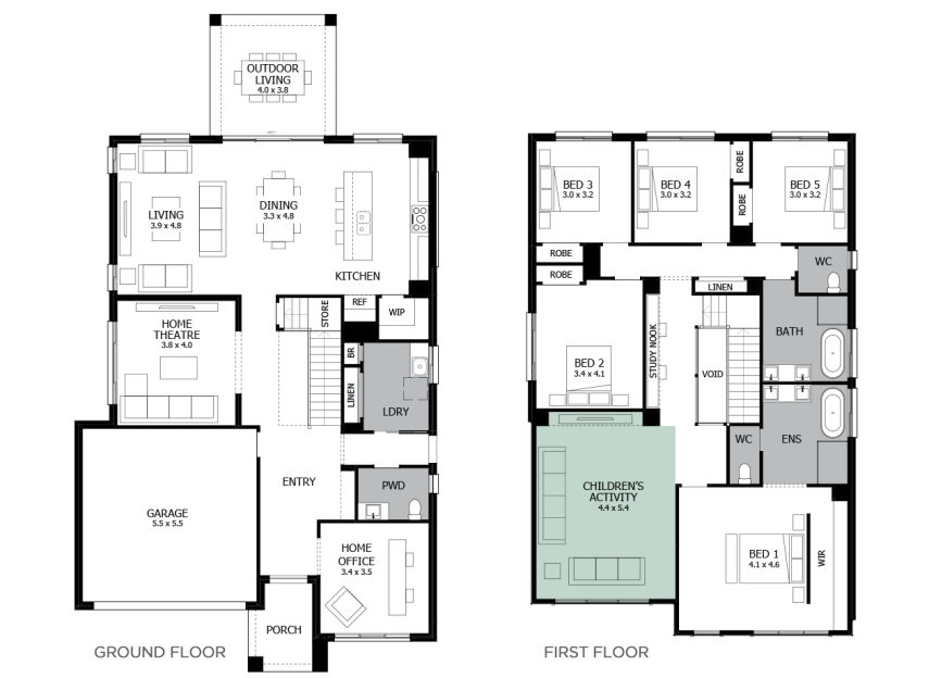 Enigma 36- Option 14- Build over garage- LHS