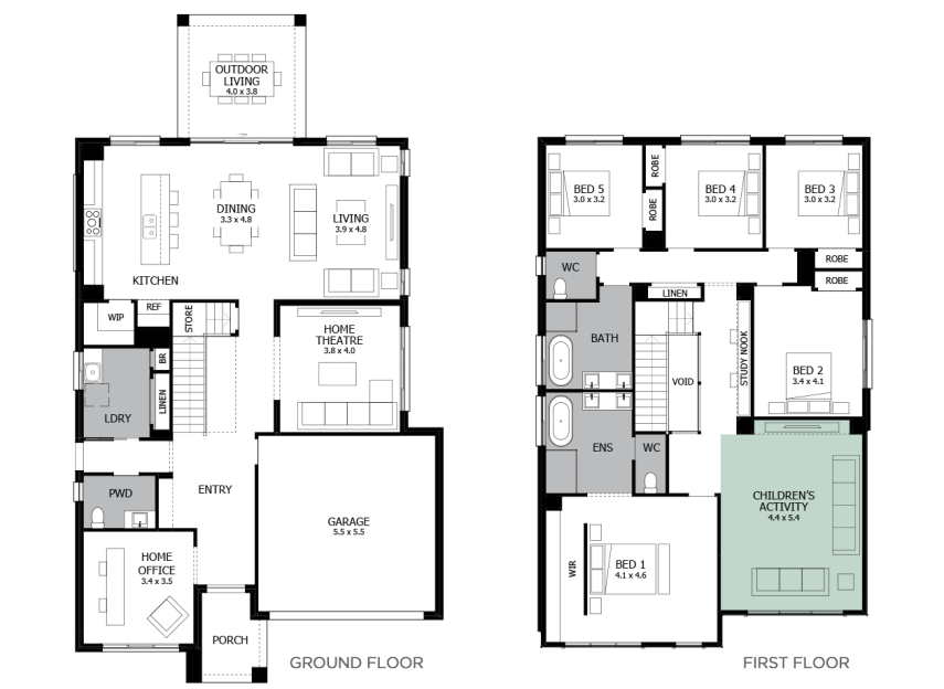 Enigma 36- Option 14- Build over garage- RHS