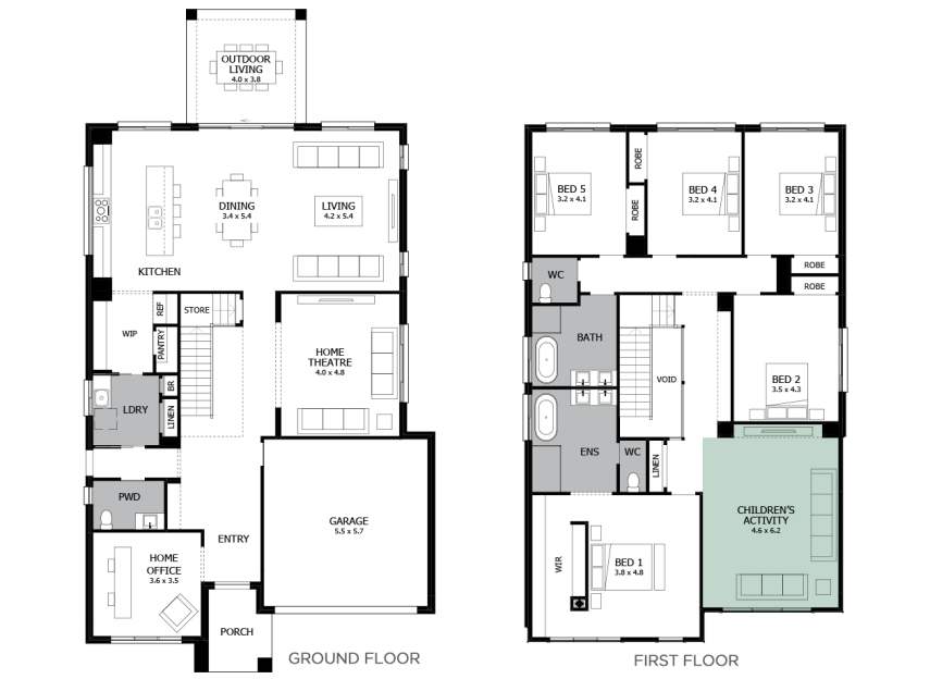 Enigma 41- Option 14 Build over Garage- RHS