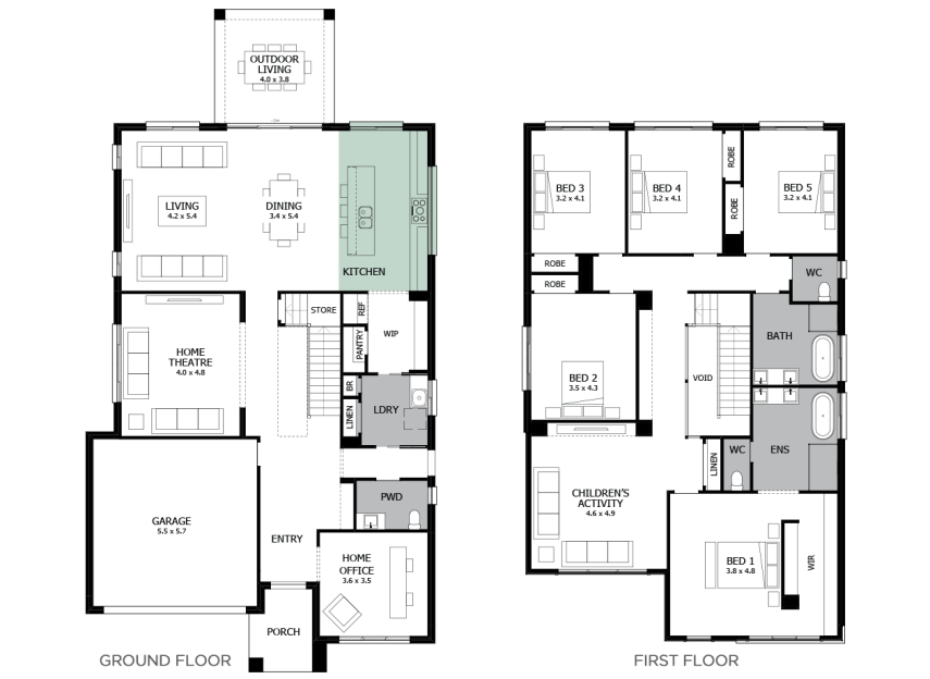 Enigma 41- Option 8- Grand Kitchen- LHS