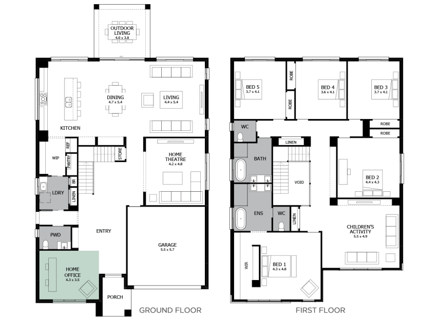 Enigma 46- Option 1- Home office- RHS