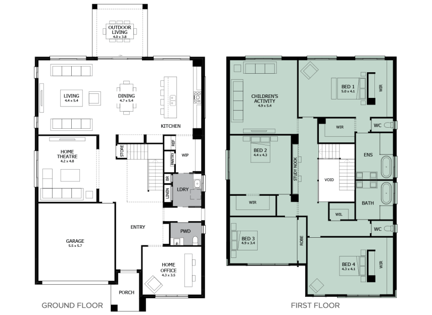 Enigma 46- Option 12- Bed 1 to rear- LHS