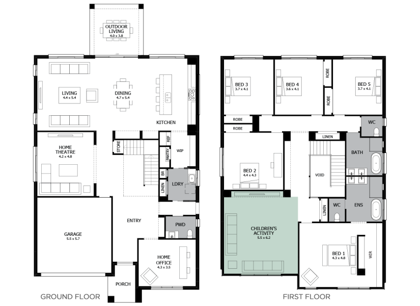 Enigma 46- Option 15- Build over garage- LHS