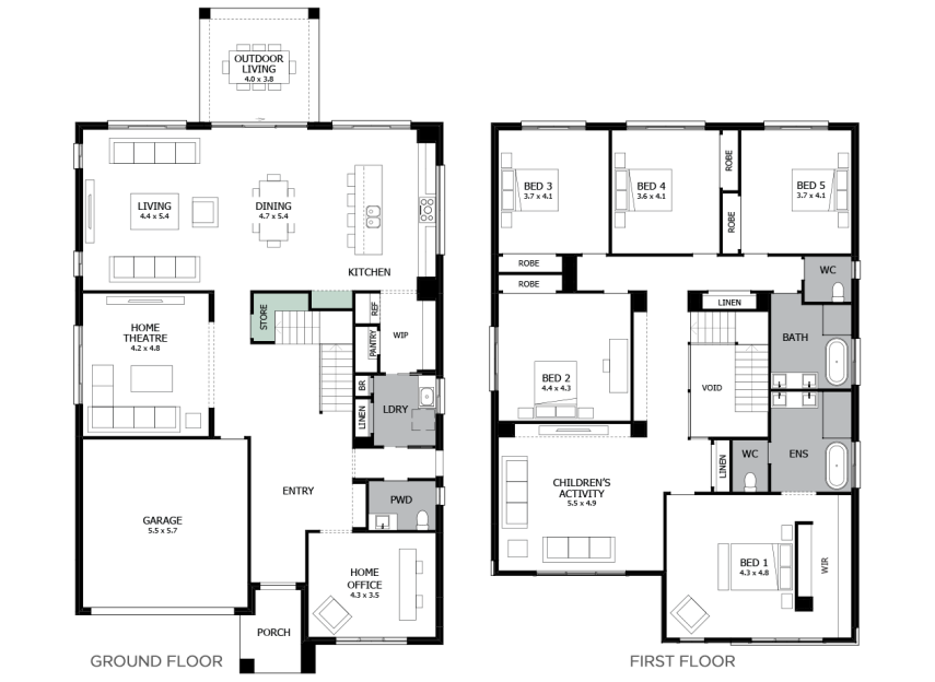 Enigma 46- Option 6- Store in lieu of Dining alcove- LHS