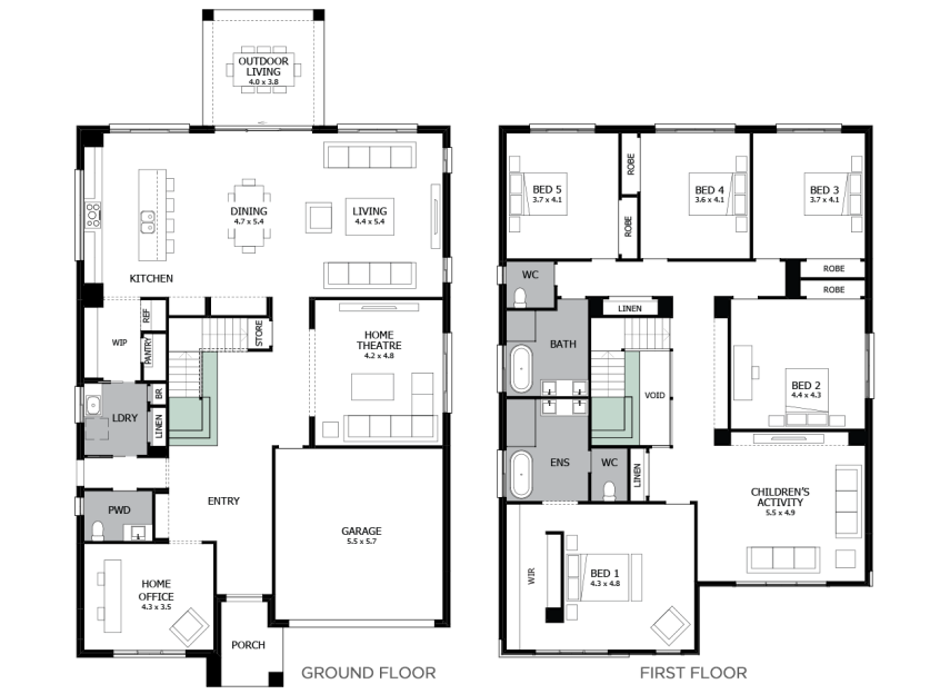 Enigma 46- Option 6- Store in lieu of Dining alcove- RHS